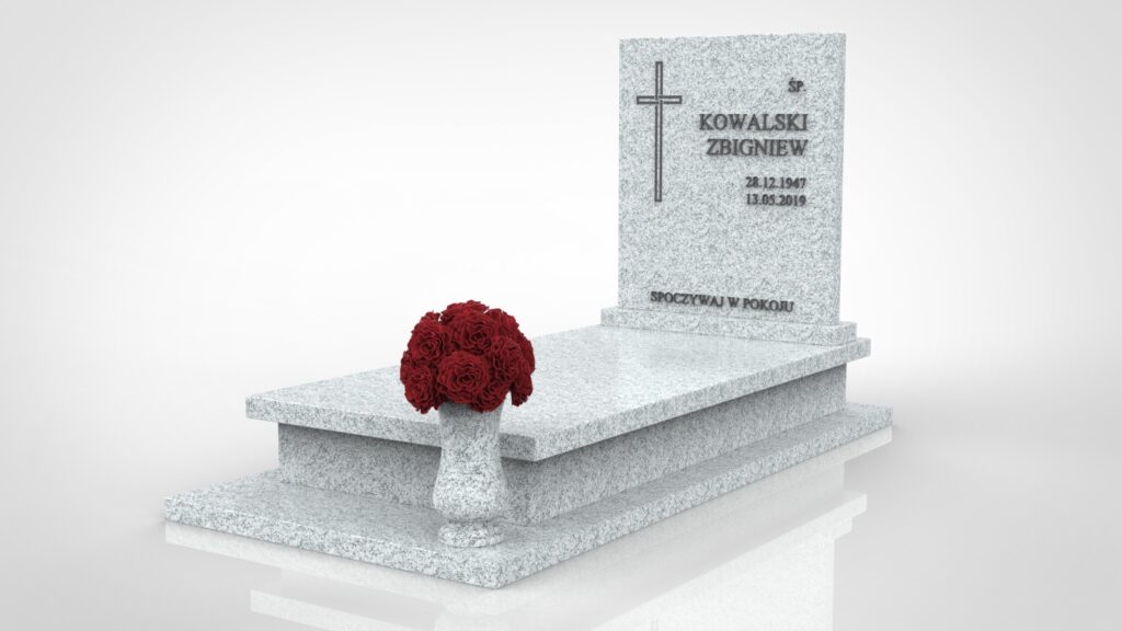 Skromny, elegancki nagrobek (t01a)