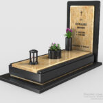 Nowoczesny nagrobek Impala i Strzelin (z22b)