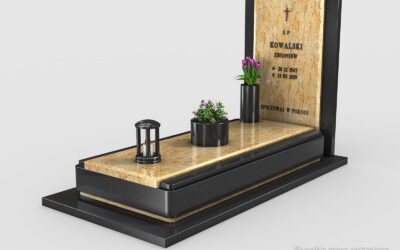 Nowoczesny nagrobek Impala i Strzelin (z22b)