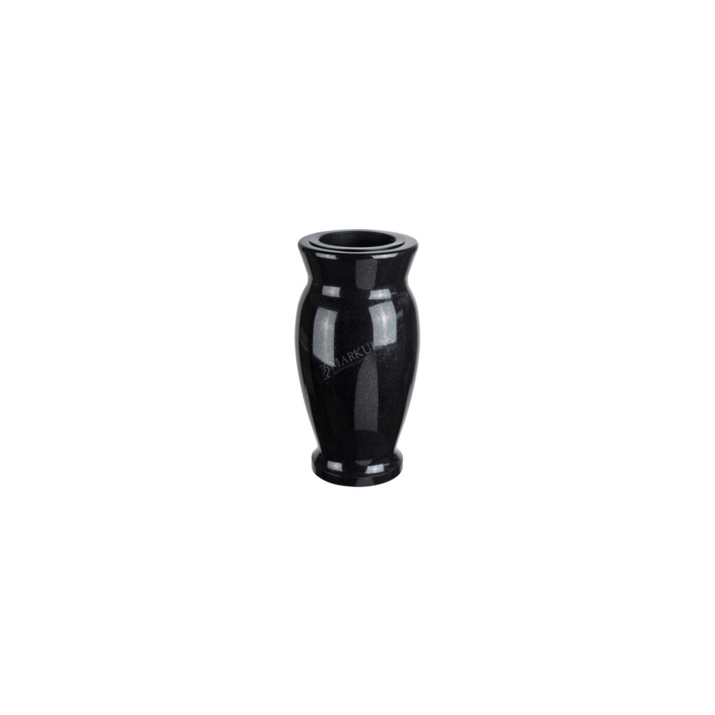 Tłoczony wazon granitowy (w11) z nóżką