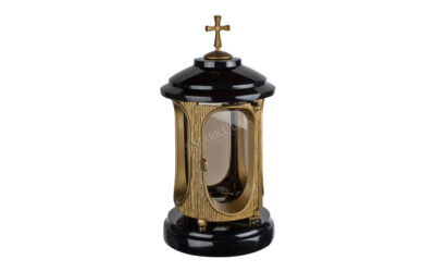 Złoty lampion ze stopniowanymi granitami (L3.2)