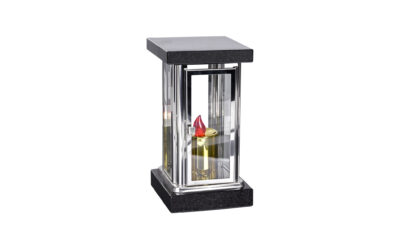 Elegancki, złoty lampion (L19) srebro