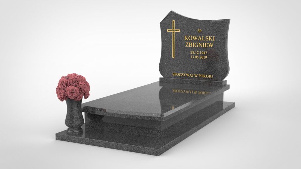 Nagrobek z wyjątkową tablicą – Impala (t03a)