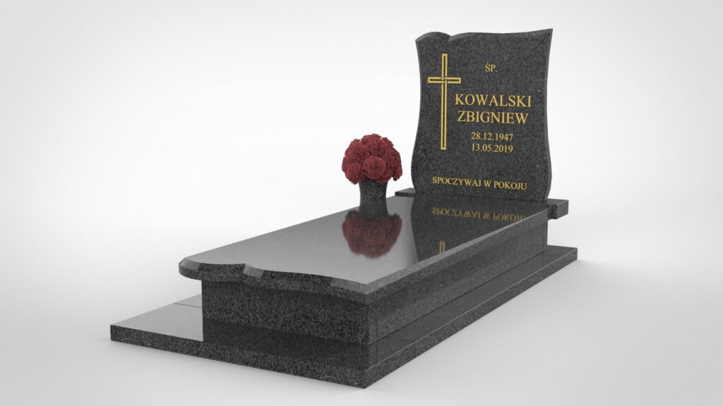 Nagrobek z delikatnym wykończeniem – Impala (t09a)