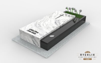 Niezwykły minimalistyczny sarkofag z rabatką