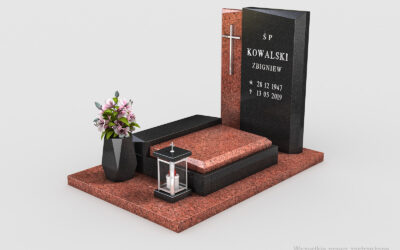 Nagrobek urnowy Balmoral z Black