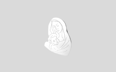 Ornament metalowy Maryja