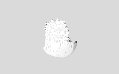 Ornament metalowy Jezus