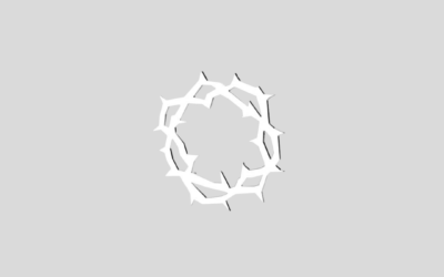 Ornament metalowy korona cierniowa