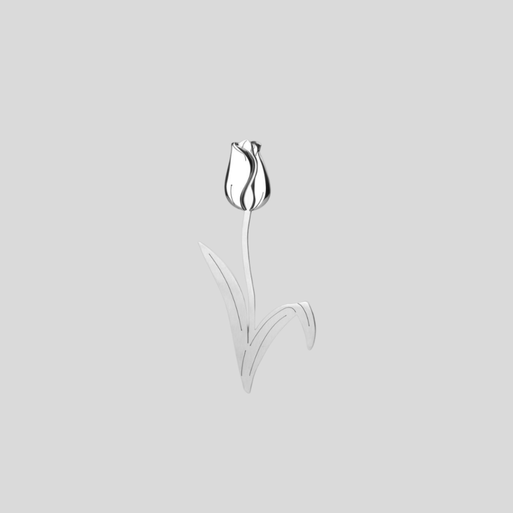 Ornament metalowy tulipan