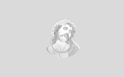 Ornament metalowy Jezus