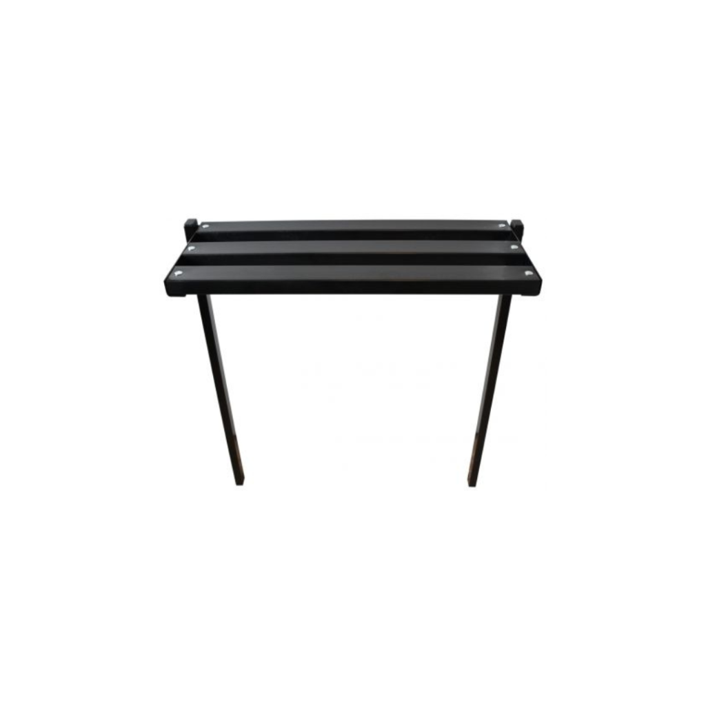 Ławka cmentarna listwowa, składana