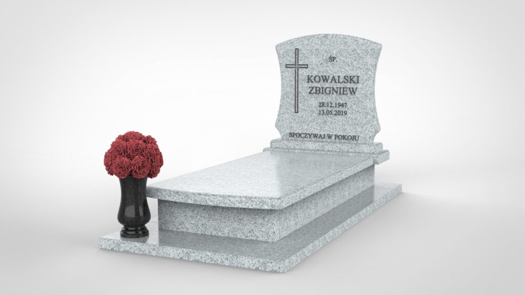 Dostojny nagrobek tradycyjny w ćwierćwałku – Gray Serena (T11b)